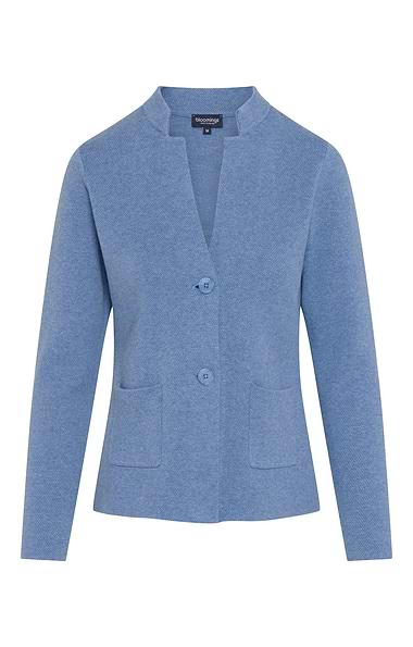 Ladies Cotton Pique Pocket Blazer