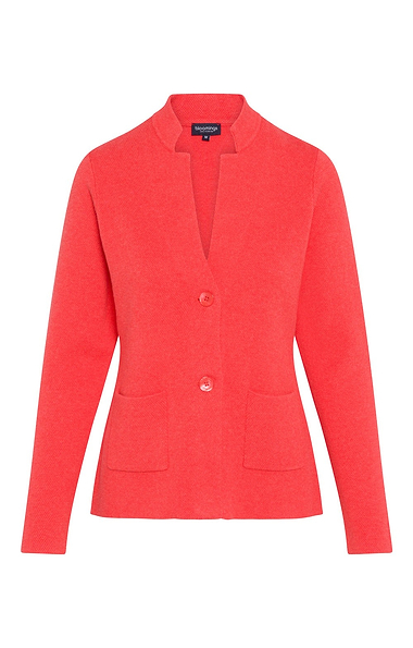 Ladies Cotton Pique Pocket Blazer
