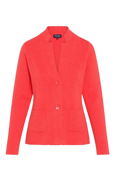 Ladies Cotton Pique Pocket Blazer
