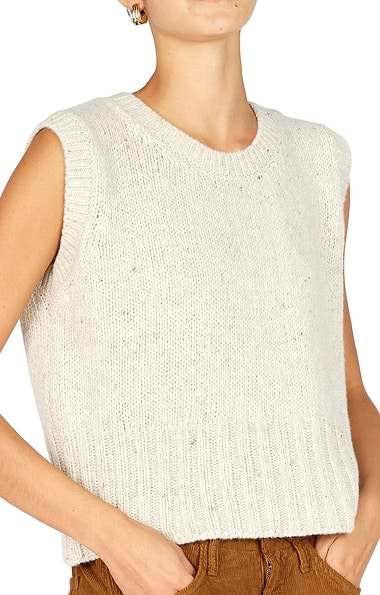 Ladies Wool/Cashmere Luna Vest