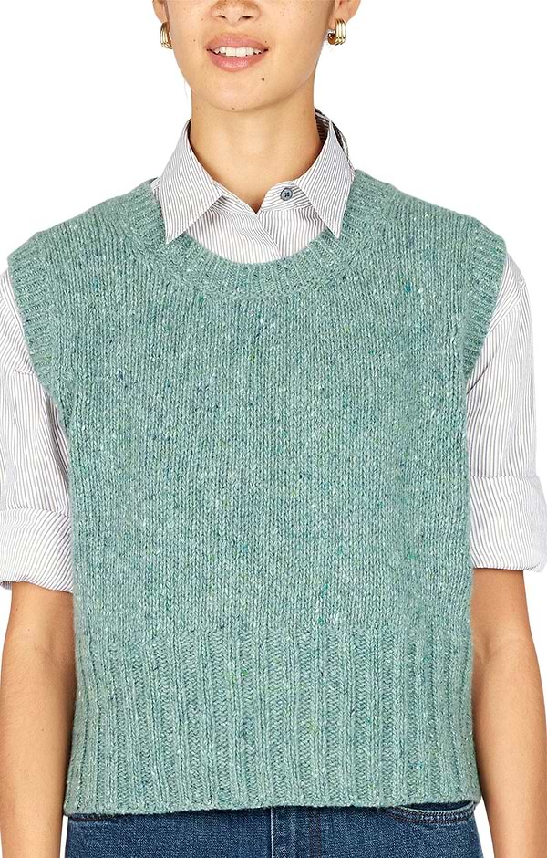Ladies Wool/Cashmere Luna Vest