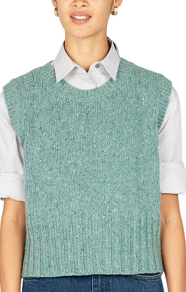 Ladies Wool/Cashmere Luna Vest