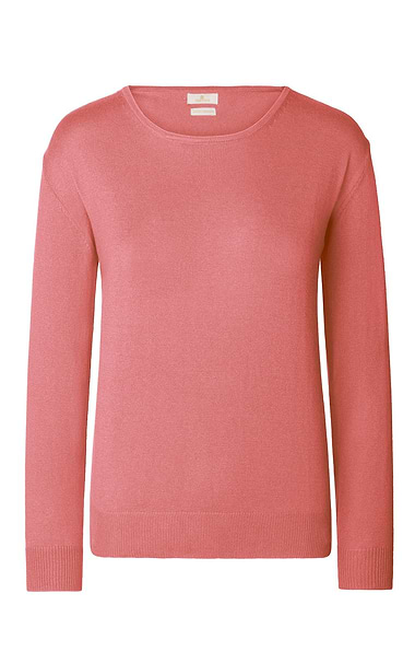 Ladies Cotton & Cashmere Crew Neck