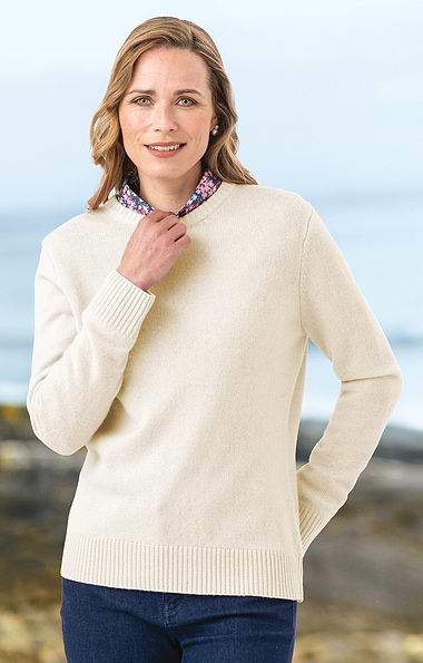 Ladies Lambswool Crew Neck