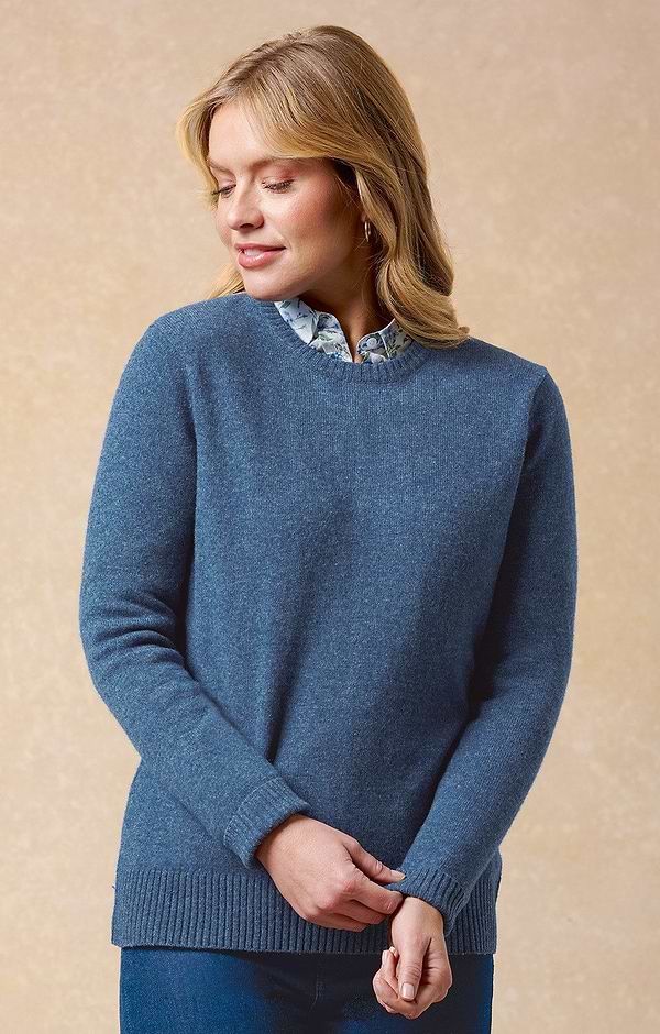 Ladies Lambswool Crew Neck