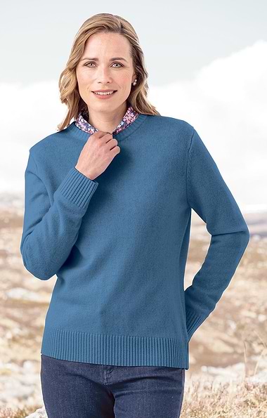 Ladies Lambswool Crew Neck