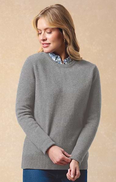 Ladies Lambswool Crew Neck