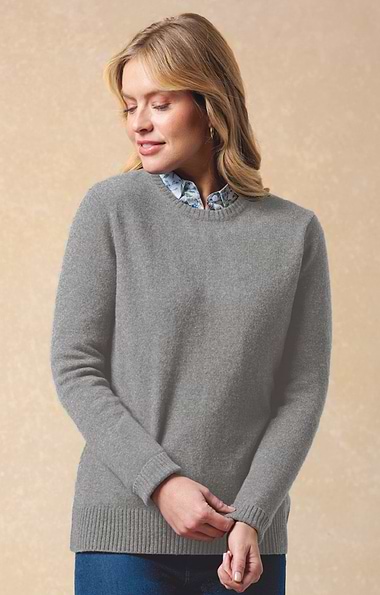 Ladies Lambswool Crew Neck