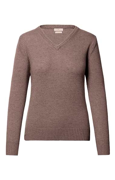 Ladies Lambswool V Neck