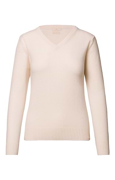 Ladies Lambswool V Neck