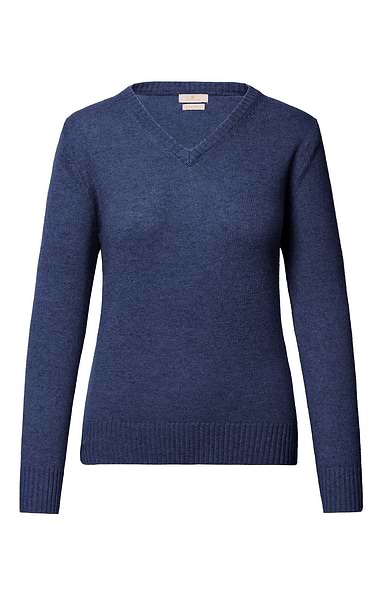 Ladies Lambswool V Neck