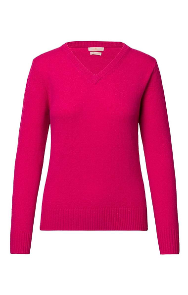 Ladies Lambswool V Neck