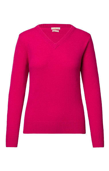 Ladies Lambswool V Neck
