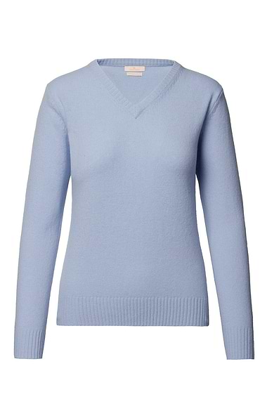 Ladies Lambswool V Neck