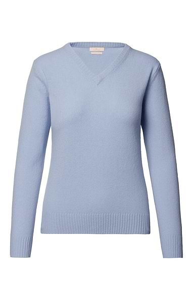 Ladies Lambswool V Neck