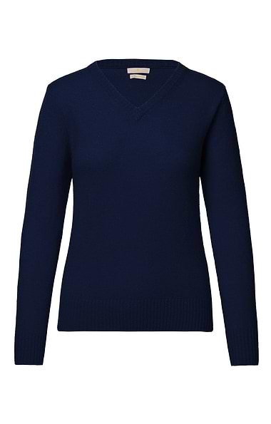 Ladies Lambswool V Neck
