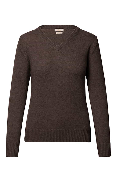 Ladies Lambswool V Neck