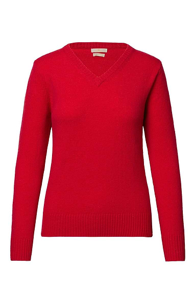 Ladies Lambswool V Neck