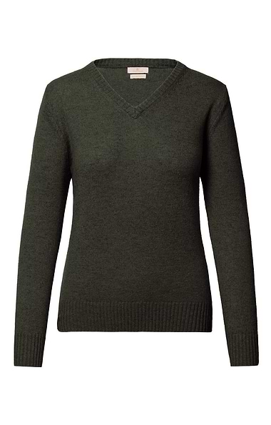 Ladies Lambswool V Neck