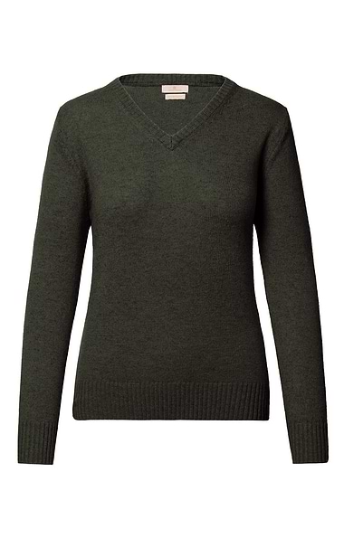 Ladies Lambswool V Neck