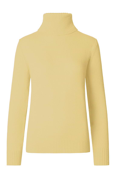 Ladies Lambswool Roll Neck Jumper