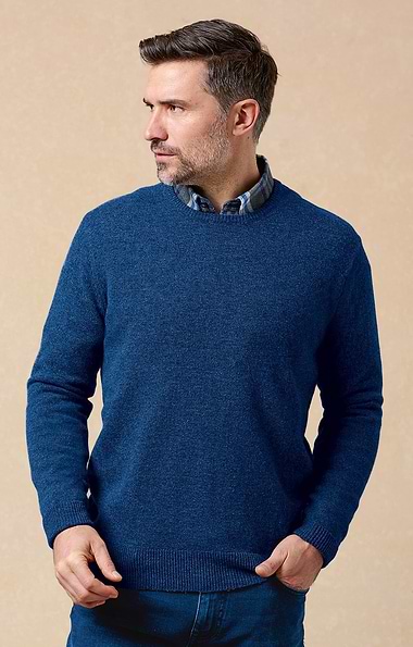 Men's Lambswool Crew Neck