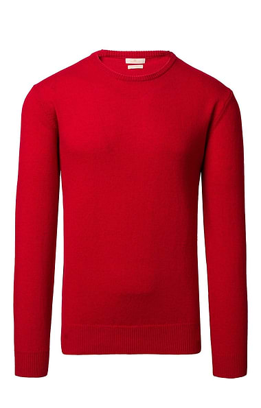 Men's Lambswool Crew Neck