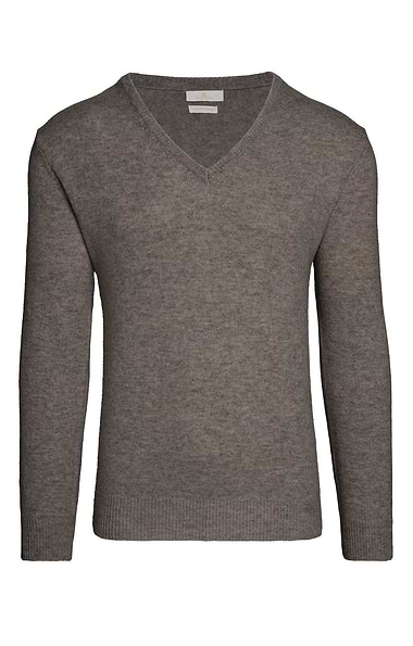 Men's Lambswool V Neck