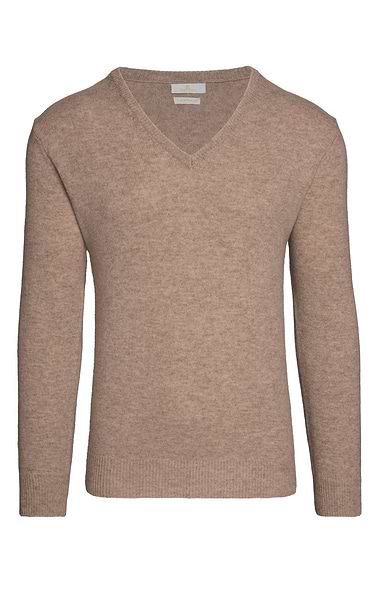 Men's Lambswool V Neck