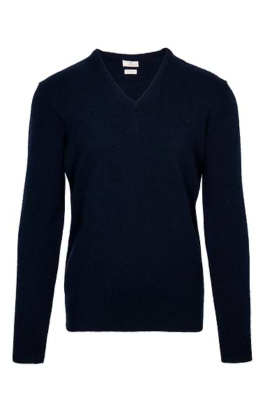 Men's Lambswool V Neck