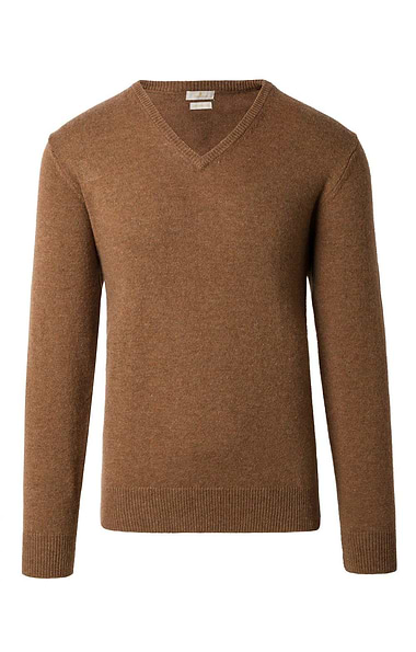 Men's Lambswool V Neck