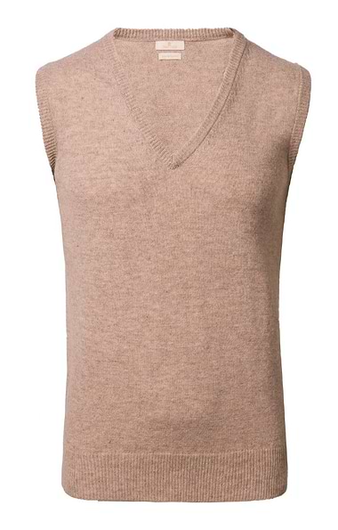 Men's V Neck Lambswool Slipover