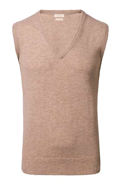 Men's V Neck Lambswool Slipover