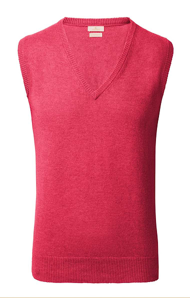 Men's V Neck Lambswool Slipover