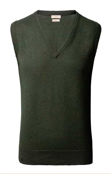 Men's V Neck Lambswool Slipover