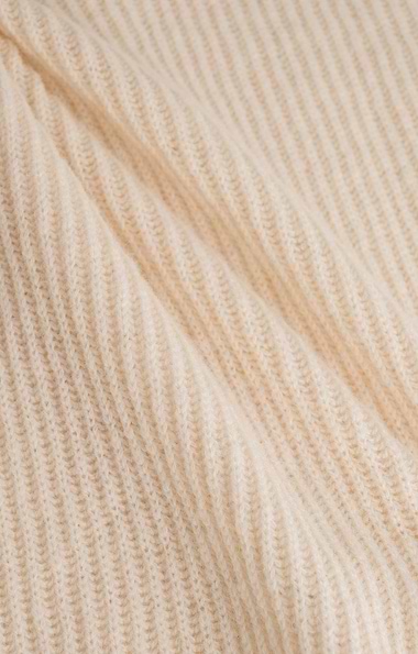 Ladies Lambswool Ribbed Gold Button Half Neck Jumper