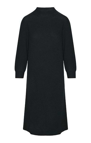 Ladies Lambswool Ribbed Dress