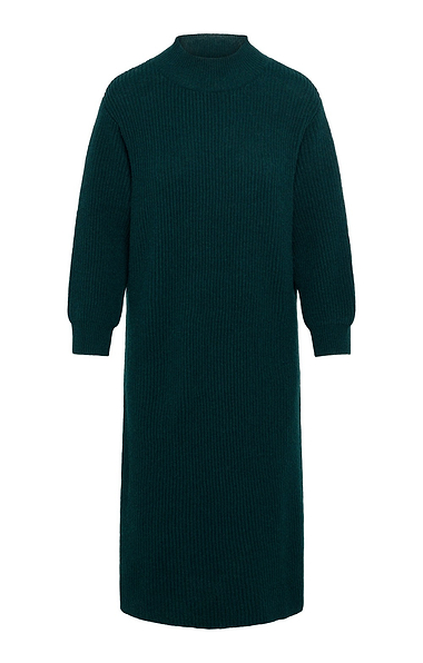 Ladies Lambswool Ribbed Dress