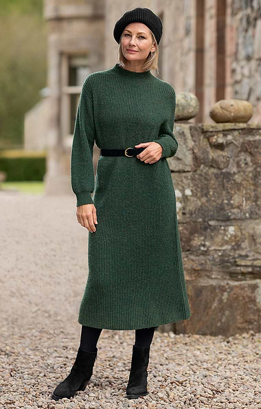 Ladies' Ribbed Dresses | Rib-knit Dresses | House of Bruar Ladies' Ribbed Dresses | Rib-knit Dresses | House of Bruar