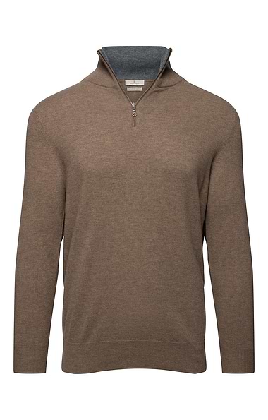 Men's Merino T-Zip Sweater