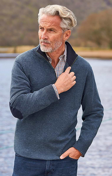 Men's Merino T-Zip Sweater