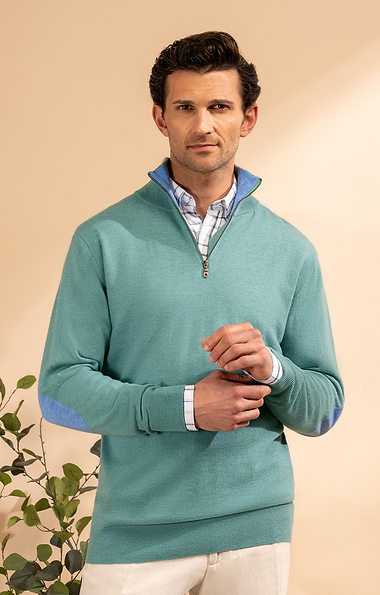 Men's Merino T-Zip Sweater