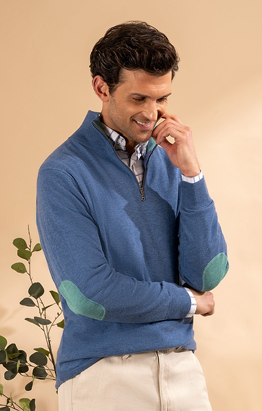 Men's Merino T-Zip Sweater