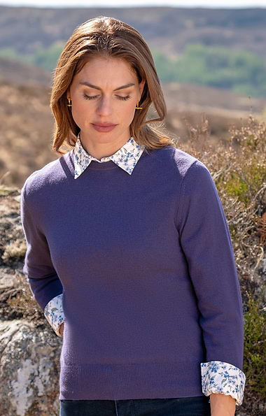 Ladies Merino Crew Neck Jumper