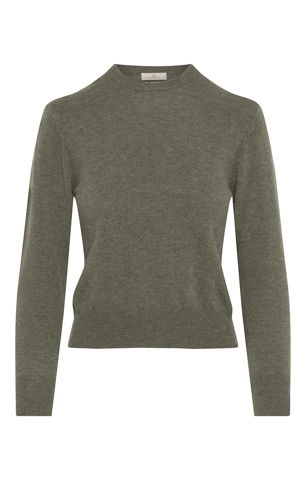 Ladies Merino Crew Neck Jumper