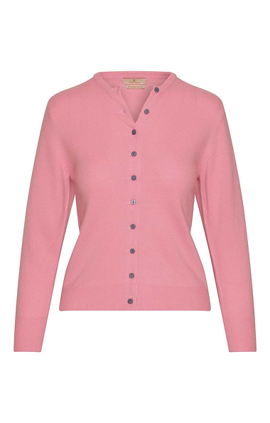 Ladies Merino Crew Cardigan