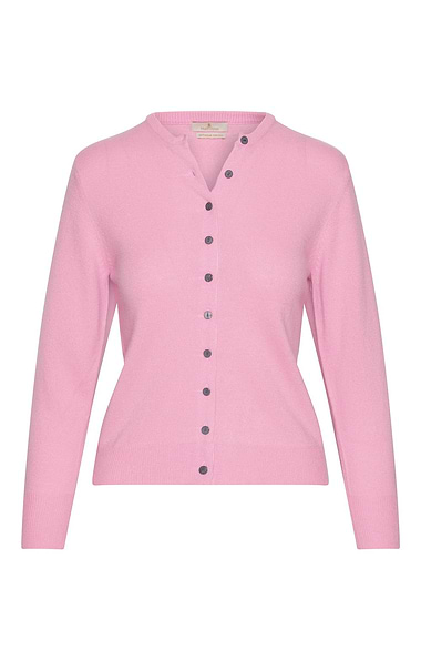 Ladies Merino Crew Cardigan