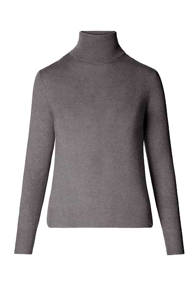Ladies Merino Roll Neck