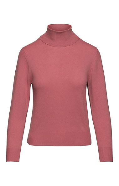 Ladies Merino Roll Neck