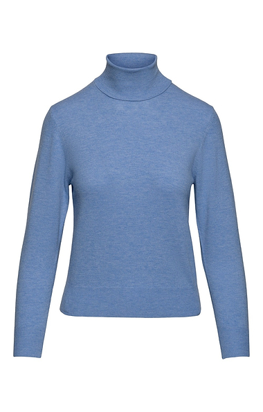 Ladies Merino Roll Neck